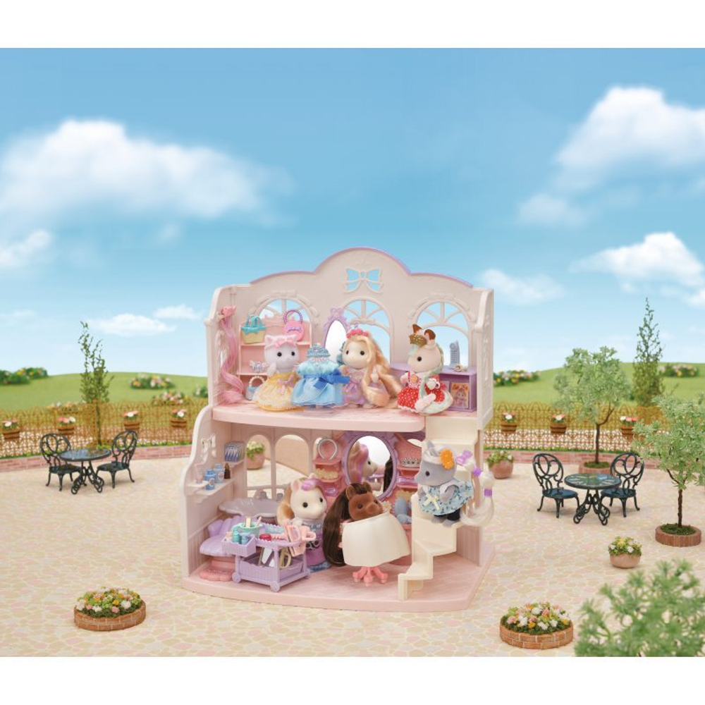 Набором Sylvanian Families Игровая площадка Салон красоты Пони