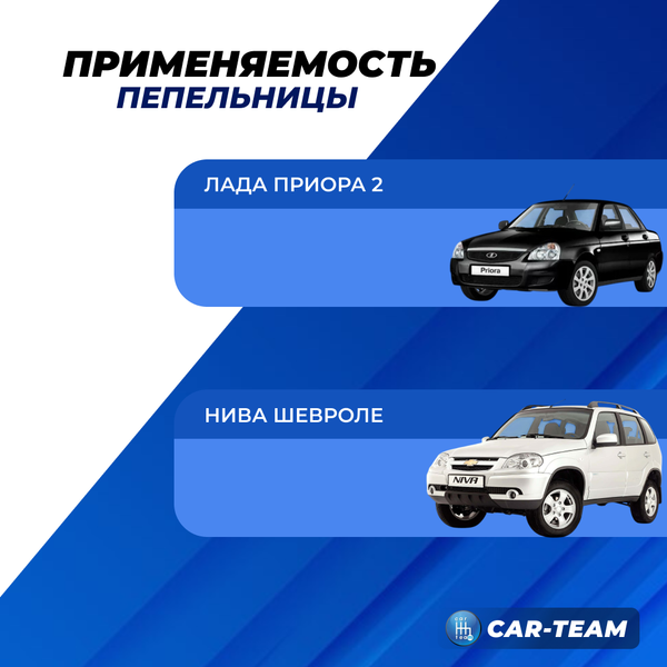 Пепельница на Лада Приора 2, Шевроле Нива