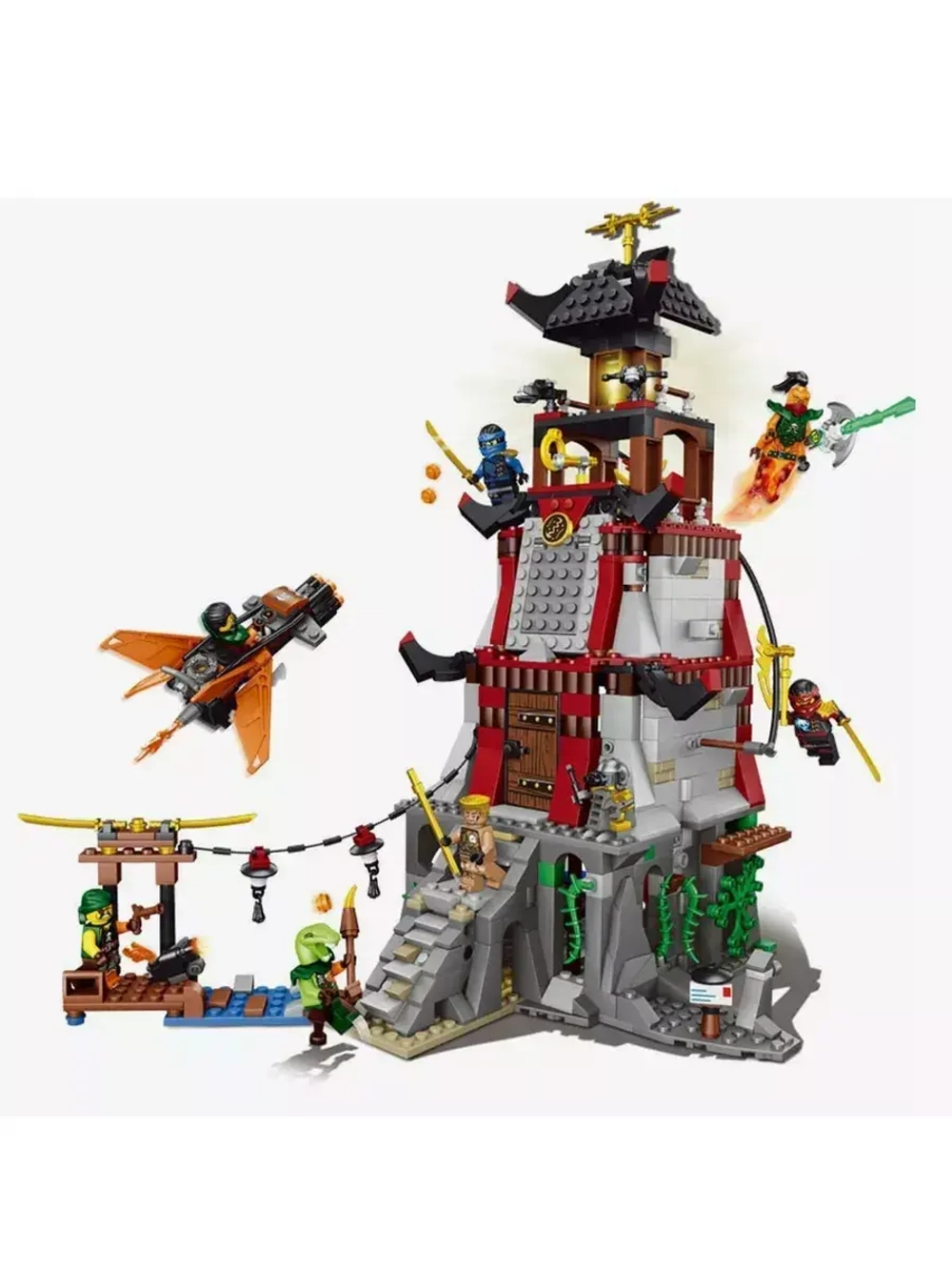 Конструктор Ниндзя Осада маяка 815 деталей