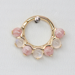 Tiara large with natural stones