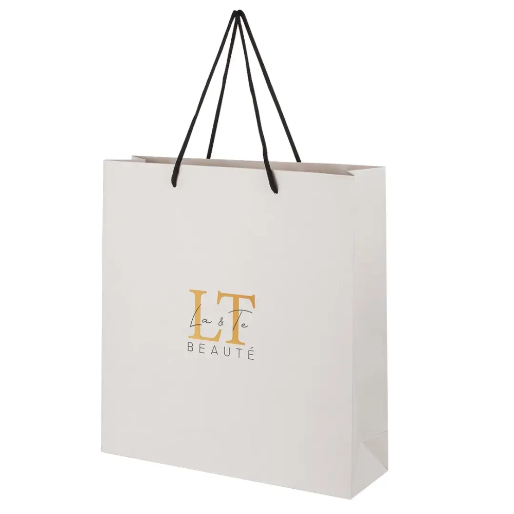 Пакет бумажный упаковочный белый 33.5*32*9.5cm La and Te Kit LT-B2(white)