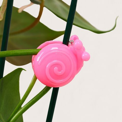 Набор из 10 клипс для растений «Улитка» (Цвет: разноцветный)