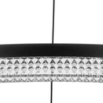736187 Люстра ROTONDA 51W LED 2808LM 180G ЧЕРНЫЙ 3000K