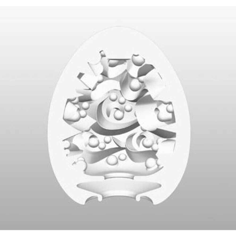 Супер эластичный мастурбатор в виде яйца SURFER (Цвет: белый)