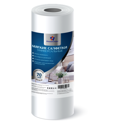 Салфетки в рулоне для деликатных поверхностей