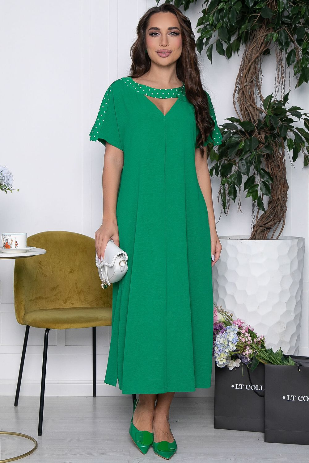 Платье Сказка (зеленое) П10624 LT Collection