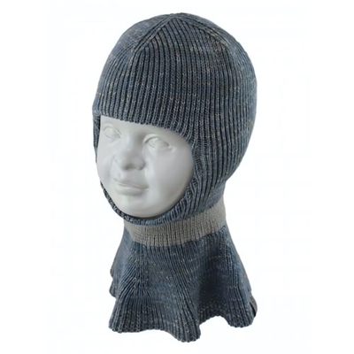 Шапка-шлем детская SELFIE SHLm 0 CASPER ACR-H (на хлопковой подкладке) голубые джинсы р-р 50-52