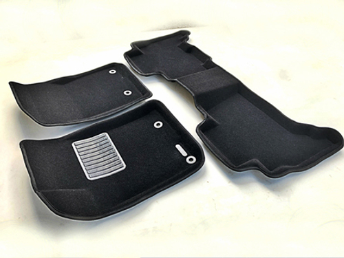 Коврики салона для LEXUS GX460 (2014-2018) (c крепежом) Euromat 3D Business черные. Арт. EMC3D-005119