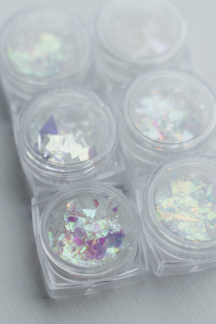 Дизайн "Набор битое стекло, голография", Swanky Stamping