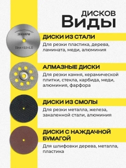 Насадки для гравера, набор для гравера насадки, Shoppy 41 шт