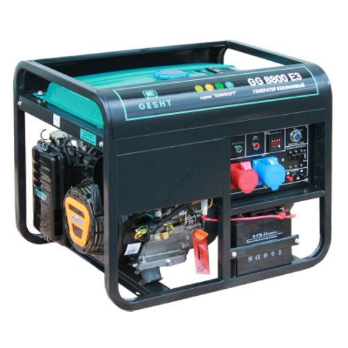 Бензиновый генератор GESHT GG8800E3