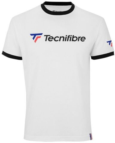 Футболка для мальчика теннисная Tecnifibre Cotton Tee Club Jr - white