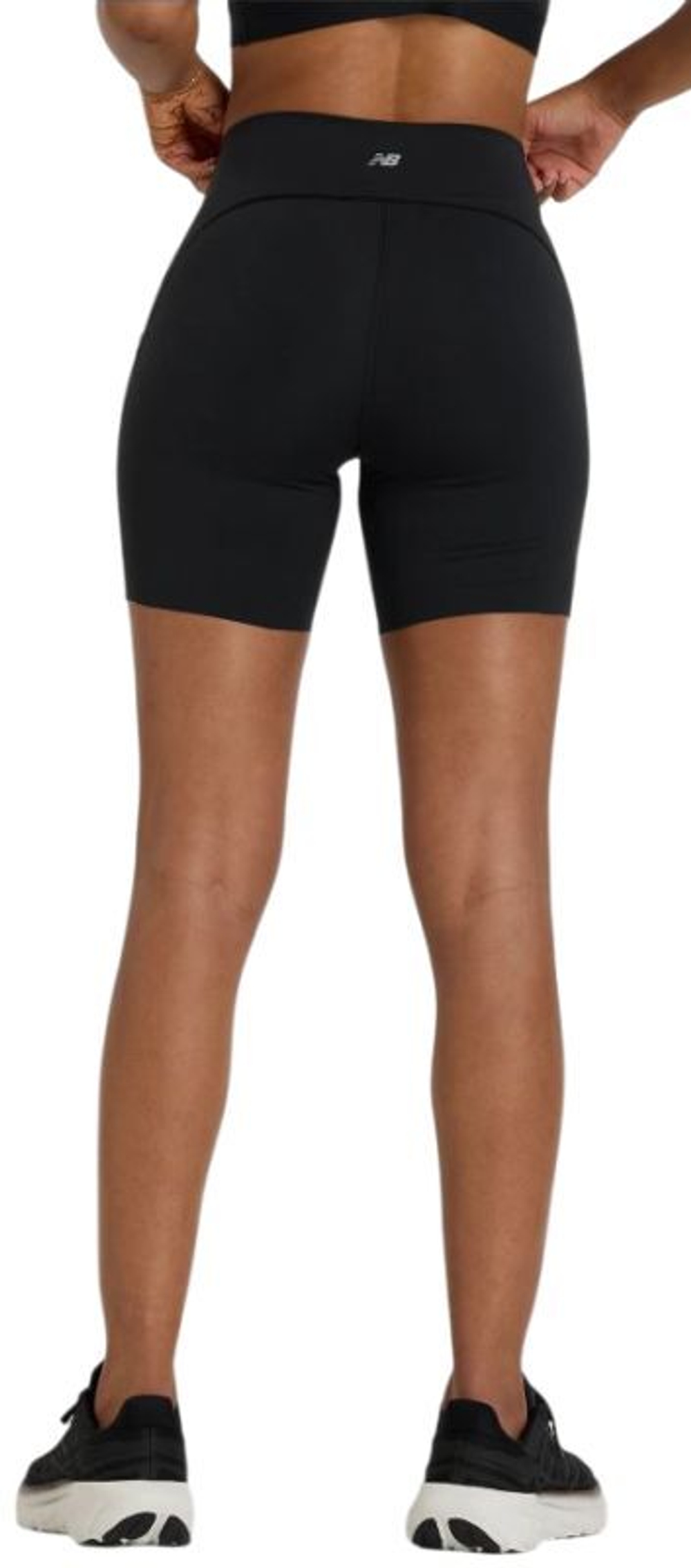 Женские Шорты теннисные New Balance Sleek Pocket High Rise 6in - черный