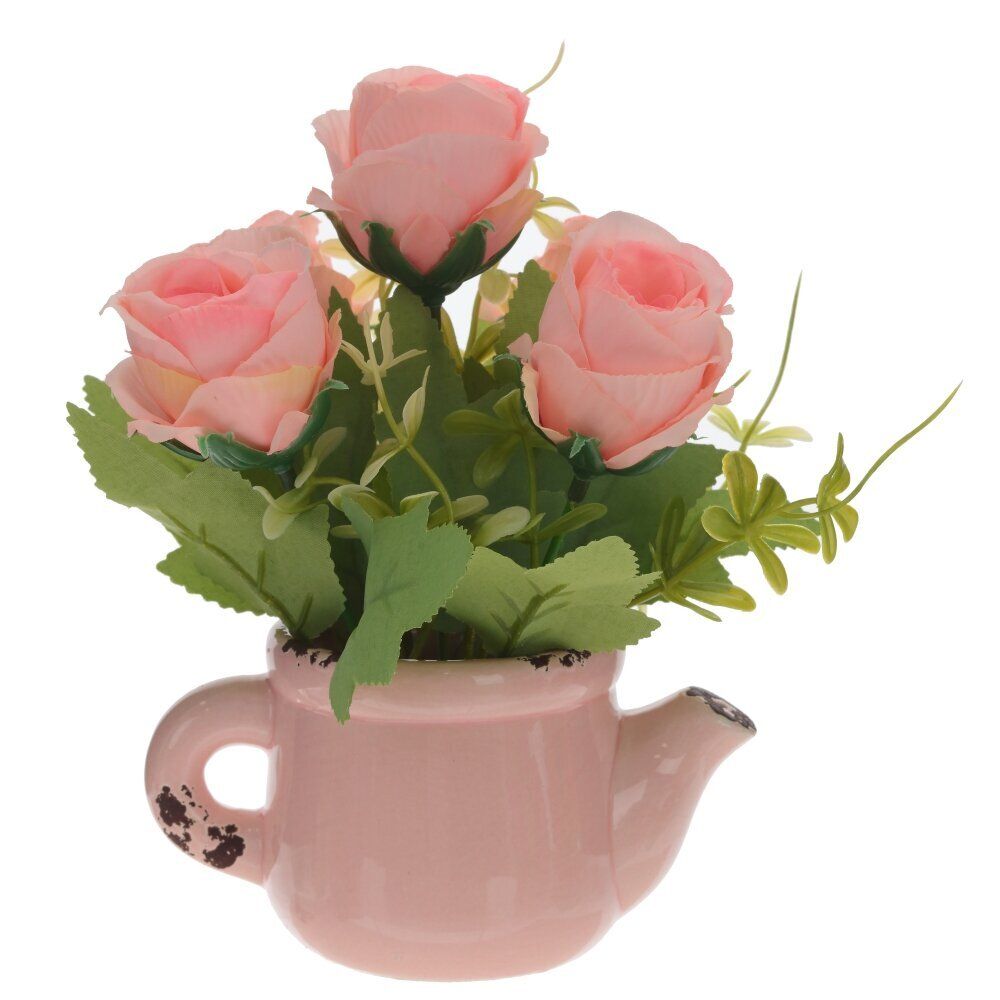 GAEM Цветочная композиция "Розы", L14 W14 H17 см, 4в.