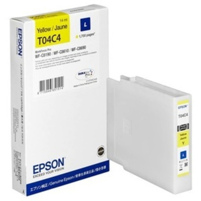 Картридж EPSON T04C  желтый  для WF-C8190DW/WF-C8690DWF