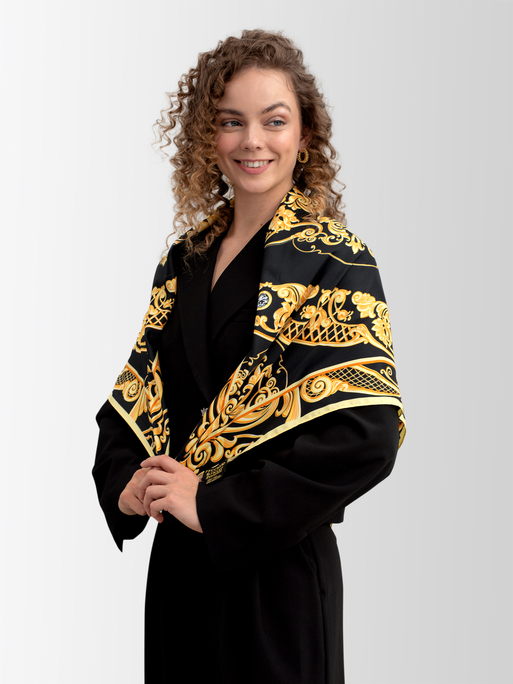 Платок «Златоустовская гравюра»