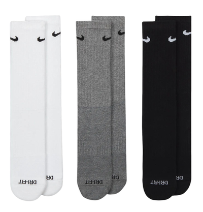Теннисные носки Nike Everyday Plus Cushioned Training Crew Socks 3P - разноцветный