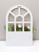 Настенная композиция "Окно с цветами" 46*29 см