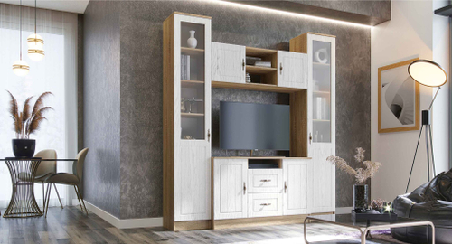 Комод Виктория Дуб Сонома / Белое дерево