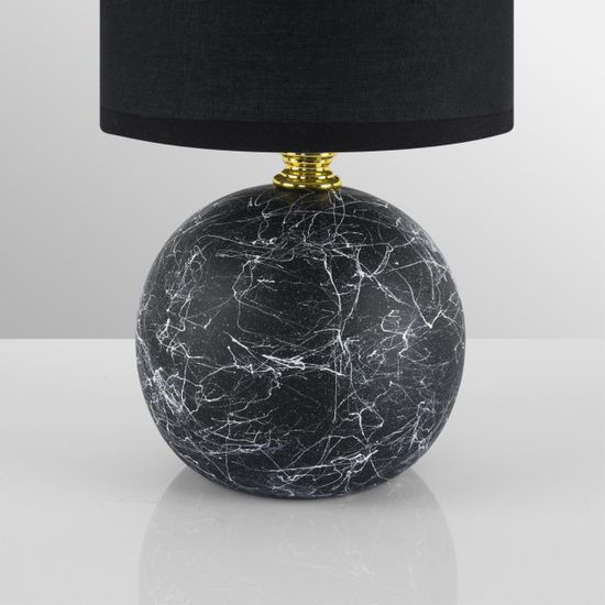 8167/1T COUNTY LN25 000 черный, керамика/текстиль Настольная лампа E14 1*40W 220V VILANA