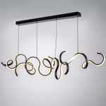 637117 Люстра CORINTO 60W LED 2380LM ЧЕРНЫЙ 3000K