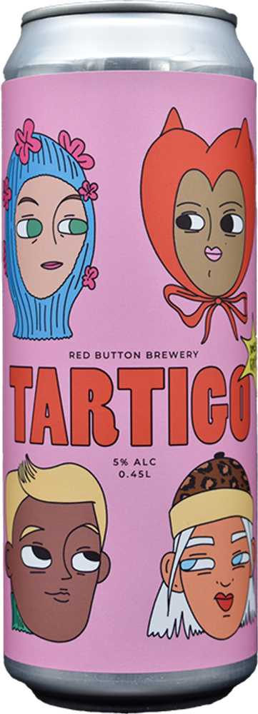 Пиво Рэд Баттон Тартиго / Red Button Tartigo 0.45 - банка