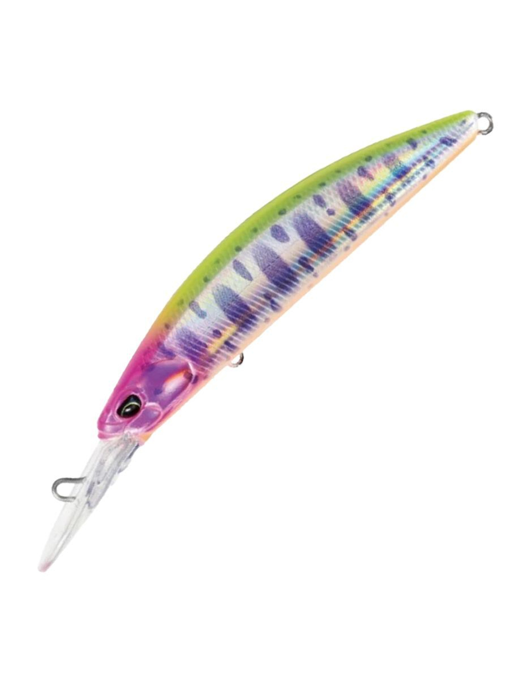 Воблер DUO Deep Feat 87DRF, ANA4076 Pink Clown Yamame, 87 мм, 12 г, плавающий, минноу