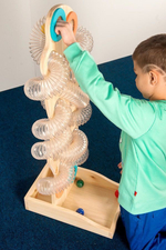 Настольный лабиринт с трубкой вертикальный