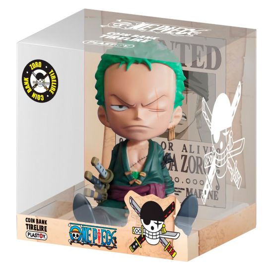 Фигурка-копилка One Piece Zoro 18 см / Фигурка-копилка по мотивам аниме "Ван Пис", Зоро