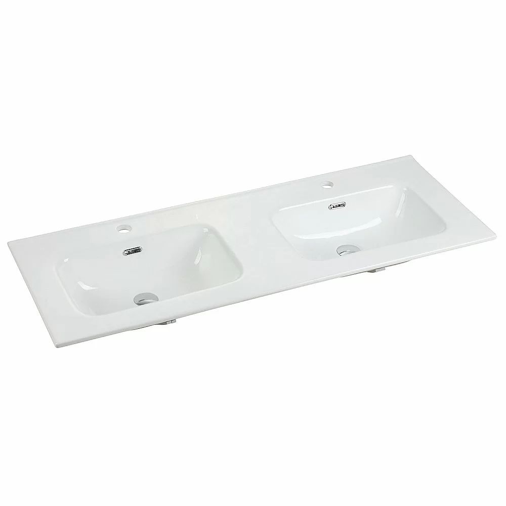 Тумба с раковиной Sancos Libra LB120-2W белый глянец