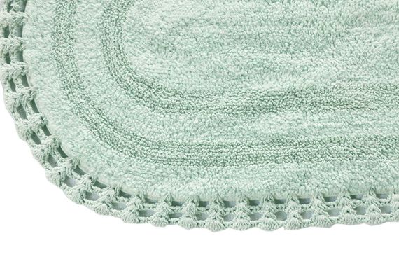 OLIVIA (ментол) Набор ков. для ванной комнаты 60х100 и 50х50см