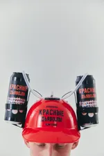 Купить Пивная каска Underdog КД красная Пивная каска Underdog КД красная