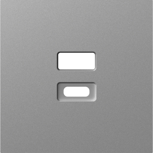 Накладка для розеток USB, сталь, серия A07