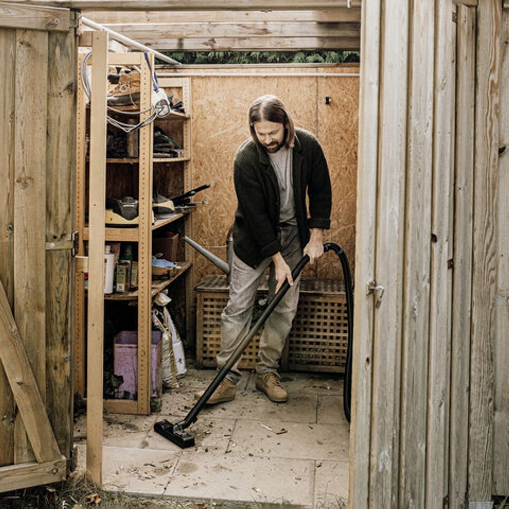 Пылесос хозяйственный KARCHER WD 5 S, мусоросборник 25 л, мощность 1100 Вт, желтый, 1.628-350.0