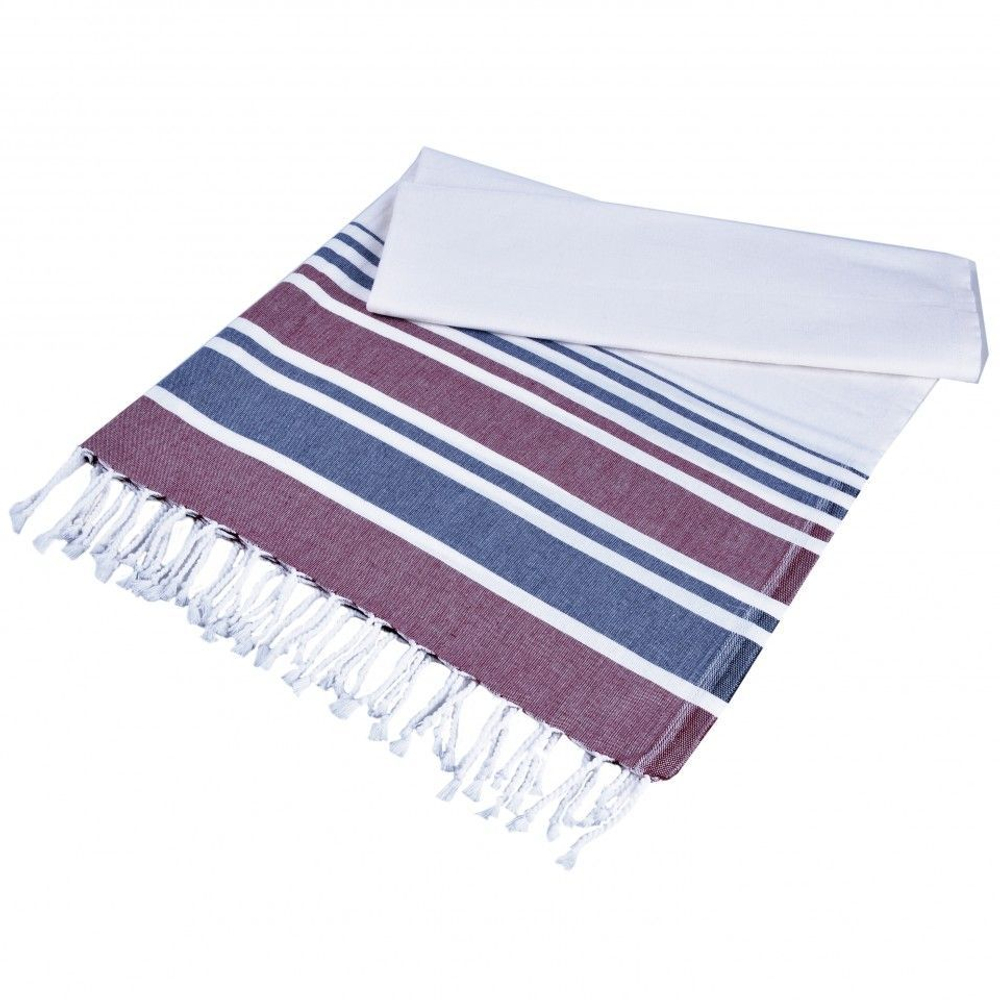 Пештемаль 100x180 Casual Avenue Berry Beach синий-малиновый Турция