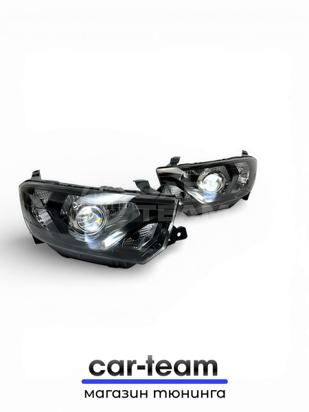 Фары на Лада Гранта FL передние с Bi LED модулями 3.0 дюйма (под ключ)