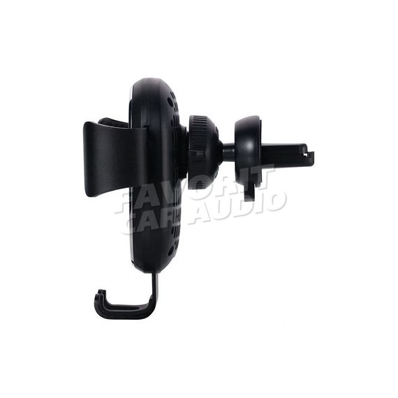 Держатель Remax RM-C38 воздуховод шарнир бесп. зарядка Qi чёрный