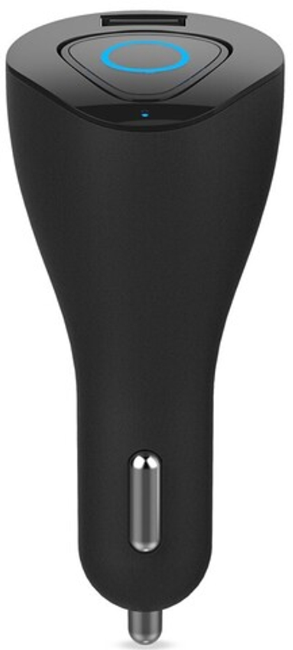 Bluetooth гарнитура Roman R6000+АЗУ 2,1А black