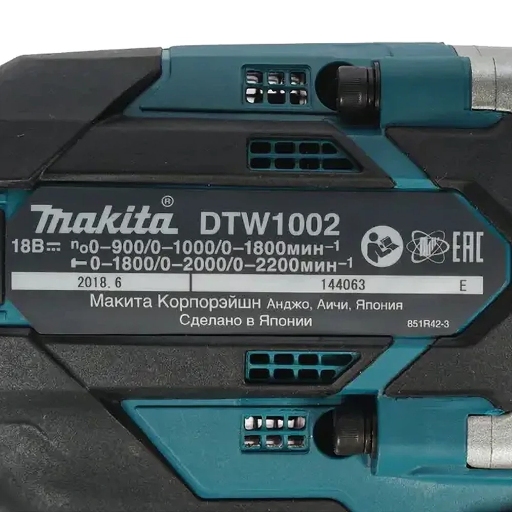 Makita DTW1002Z аккумуляторный ударный гайковерт (без АКБ и ЗУ)