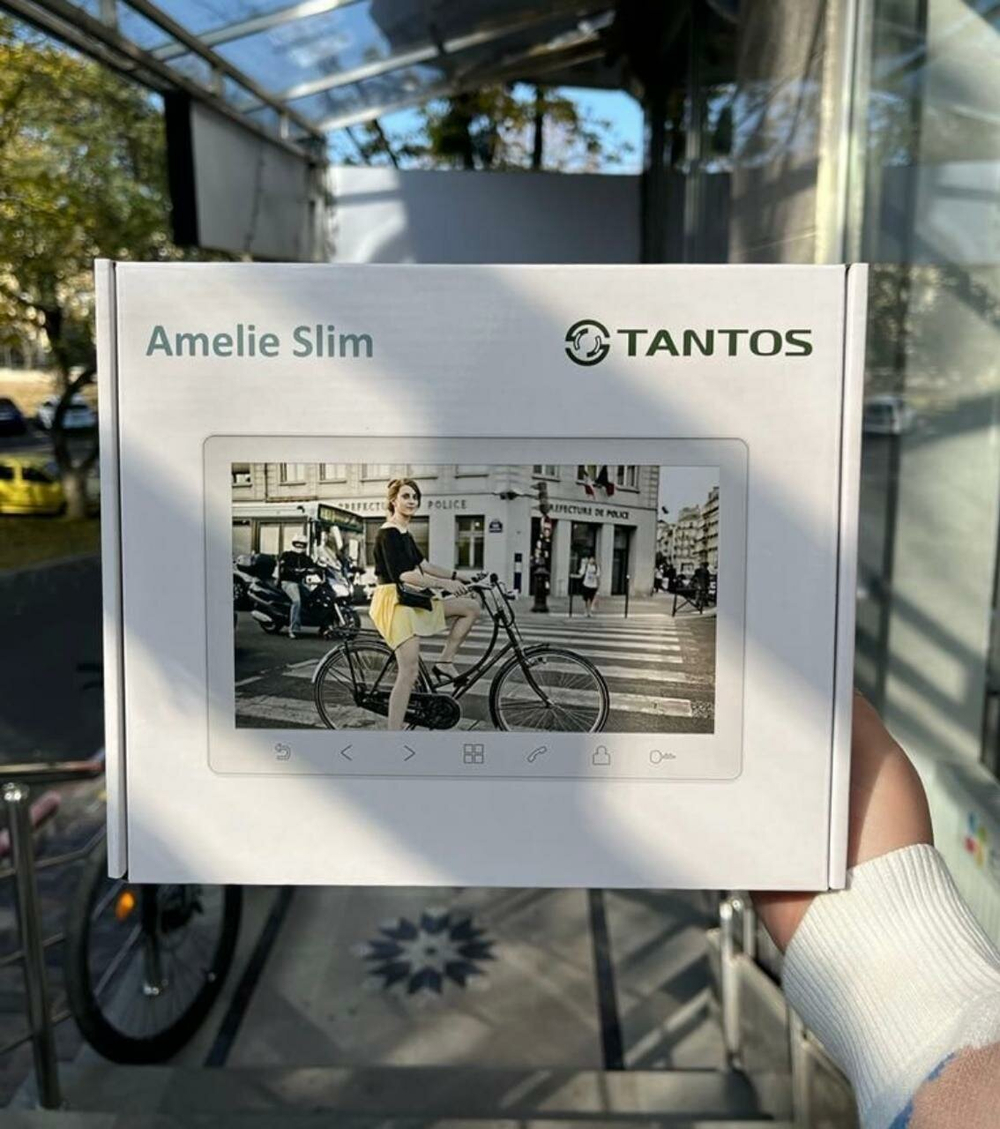 Монитор видеодомофона Amelie Slim (White) HD SE