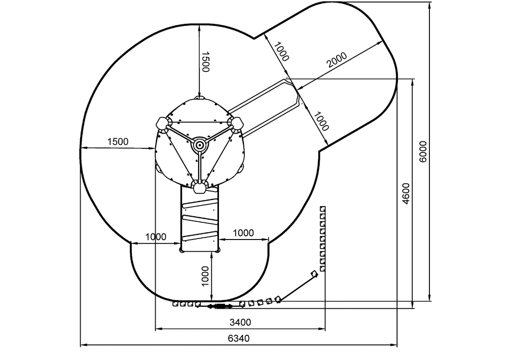 Игровой комплекс Азбука ДГ500.00