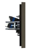 FORTE&PIANO Розетка компьютерная RJ45 кат.6 FP331 серый IEK