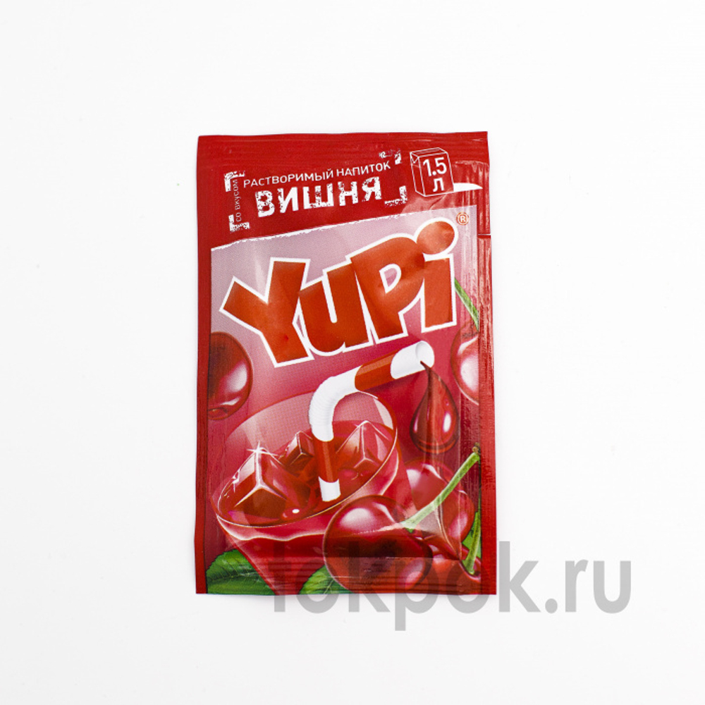 Растворимый напиток Yupi со вкусом вишни, 15 гр