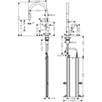 Смеситель для кухни Hansgrohe Talis M54 72801000 хром