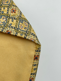 Галстук жёлтый Hermes