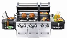Приусадебная кухня Broil King с газовым и угольным грилем