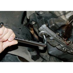 KING TONY (1586-09) Вороток для пробки слива масла, 8х10 мм, изогнутый