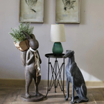 Статуя собаки "Борзая" (правая) 46x22x77см полистоун