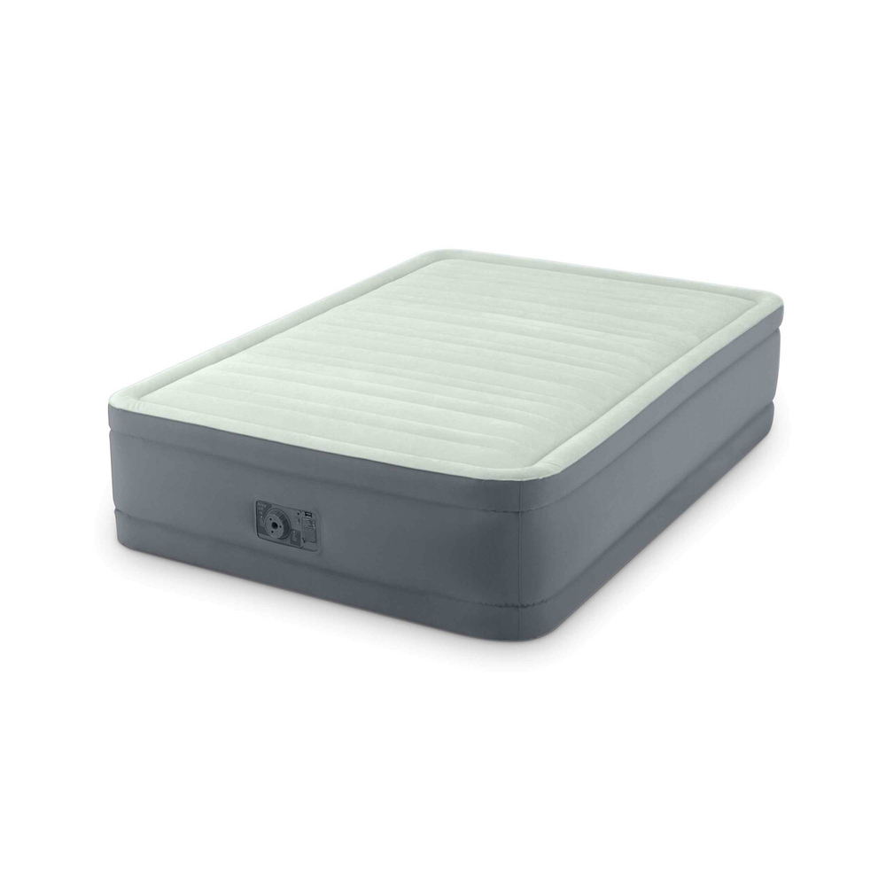 Intex Надувная кровать Premaire Elevated Airbed 137х191х46см, встроенный насос 220V