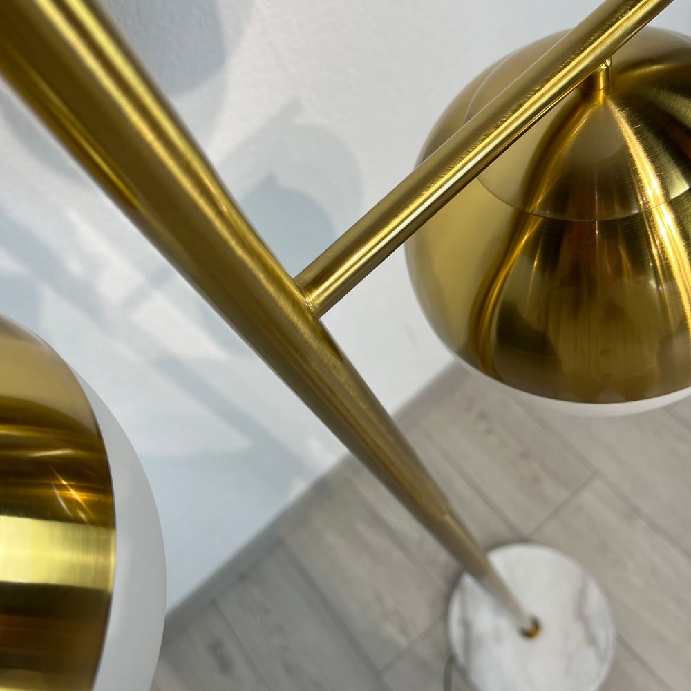 Торшер Geneva Glass Floor Lamp Triple